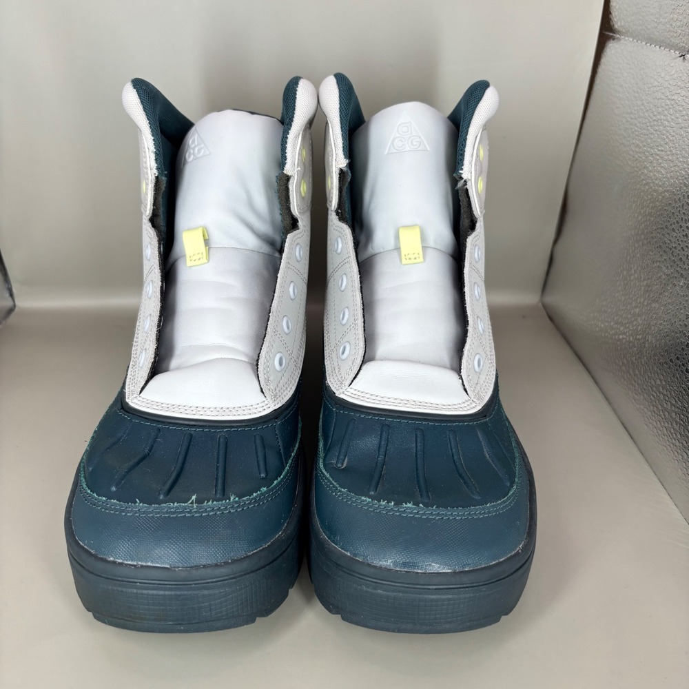 Nike ACG Woodside 2 High Dark Teal Grey Volt Boots 524872-302 Kids 7Y Womens 8.5 - Picture 2 of 7